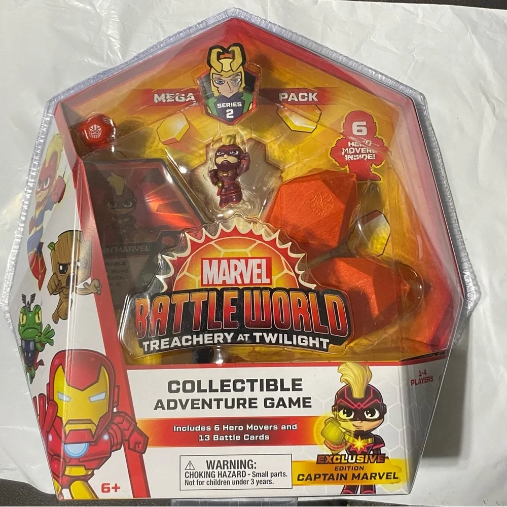 Marvel Battleworld Treachery at Twilight Adventure Game - Red and Yellow